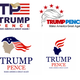 Trump Pence logos (Screenshot: LogoMyWay)
